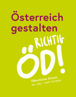 Österreich gestalten. Richtig öd!