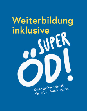 Weiterbildung inklusive. Super öd!
